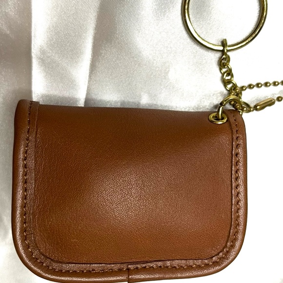 NWOT Vintage COACH City Key Fob, British Tan No. 7105 - Picture 3 of 11